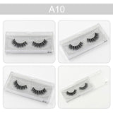 False eyelash 3D Mink Eyelashes Cruelty Free Natural Extension Long Cross Thick Mink Lashes Handmade Eye Lashes 34 style A01-A22