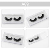 False eyelash 3D Mink Eyelashes Cruelty Free Natural Extension Long Cross Thick Mink Lashes Handmade Eye Lashes 34 style A01-A22