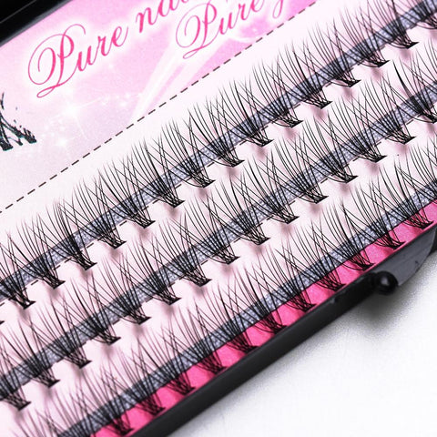 Fashion 60pcs Professional Makeup Individual Cluster Eye Lashes Grafting Fake False Eyelashes Free Shipping