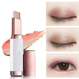 Fashion Eye Shadow Stick Double Color Gradient Eyes Makeup Cream Natural  Shimmer Glitter Eyeshadow Pencil HS11