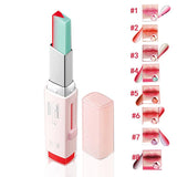 Fashion Korean Bite Lipstick V Cutting Two Tone Tint Silky Moisturzing Nourishing Lipsticks Balm Lip Cosmetic HS11