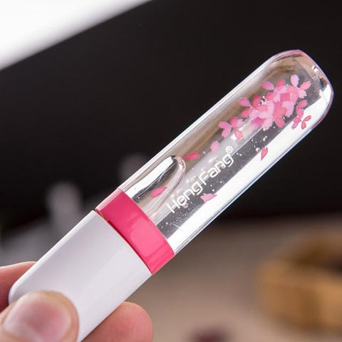 Fashion Lips Make Up Waterproof Long Lasting Lip Gloss Tint Change Color Baby Lips Transparent Flower Jelly Lipstick Makeup Kit