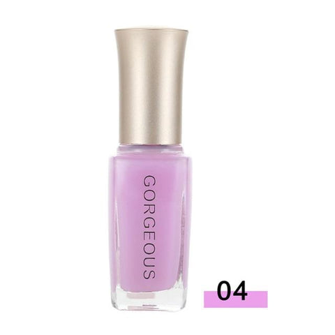 Fashion Nail Art Pen vernis a ongle Long Lasting Nudes Color Shining Semi Transparent Jelly Nail Polish Gel