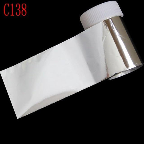 Fashion Nail Art Transfer Foil Decoration Gold Silver Color Stylish Universe Decals Nail Tools Cheap Nail DIY Crafts Retail C124