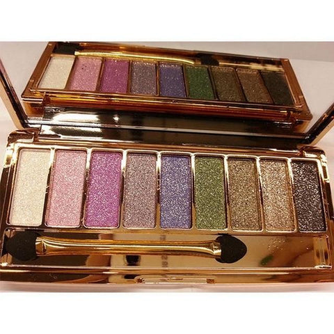 Fashion eyeshadow palette 9 colors matte eyeshadow  palette glitter eye shadow makeup nude makeup set