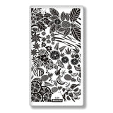 Flower Leaf Theme Rectangle Nail Art Stamp Template Image Plate Lace Grid Dot Pattern Nail Stamping Plate with White Pad C49