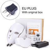 Foreverlily LED Facial Mask Therapy 7 Colors Face Mask Machine Photon Therapy Light Skin Care Wrinkle Acne Removal Face Beauty