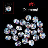 Full Beauty 10pcs Super Glitter Crystal Nail Gems Oval Waterdrop Diamond Shinny Stone Nail Art Rhinestone Manicure Tips CH069