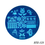 Full Beauty 1PCS Nail Stamp Stainless Steel Christmas Designs Templates 12x6cm Winter Image Nail Art Stamping Plates CH173