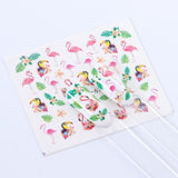 Full Beauty 1pcs Lovely Cartoon Colorful Image DIY Stencils Nail Decals Nail Art Sticker Manicure Water Slider Tips STZ660-673
