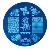 Full Beauty New 2018 Nail Stamping Plates Stainless Steel 28 Designs Polish Transfer Stencils Nail Art Templates Tool STZ101-130