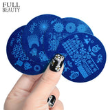 Full Beauty New 2018 Nail Stamping Plates Stainless Steel 28 Designs Polish Transfer Stencils Nail Art Templates Tool STZ101-130