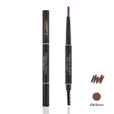 Fulljion 5 Colors Rotatable Eyebrow Pencil Waterproof Eye Makeup Cosmetic Pen With Brush Classic Eyebrow Enhancer Beauty Tools