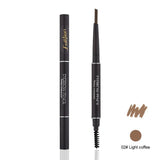 Fulljion 5 Colors Rotatable Eyebrow Pencil Waterproof Eye Makeup Cosmetic Pen With Brush Classic Eyebrow Enhancer Beauty Tools