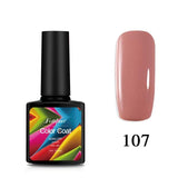 Fulljion 7.5ML Color Series Nail Gel Polish Top Base Coat Long Lasting Shimmer Soak Off Nail Art Gel Varnish Manicure Gelpolish