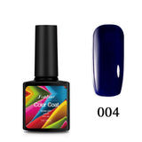 Fulljion 7.5ml Pure Nail Polish Glitter Color Coat Nail Gel Hybrid Varnishes Gel For Nails Art Lacquer LED UV Soak Off Lacquer