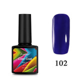 Fulljion 7.5ml Pure Nail Polish Glitter Color Coat Nail Gel Hybrid Varnishes Gel For Nails Art Lacquer LED UV Soak Off Lacquer