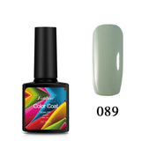 Fulljion 7.5ml Pure Nail Polish Glitter Color Coat Nail Gel Hybrid Varnishes Gel For Nails Art Lacquer LED UV Soak Off Lacquer