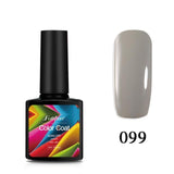 Fulljion 7.5ml Pure Nail Polish Glitter Color Coat Nail Gel Hybrid Varnishes Gel For Nails Art Lacquer LED UV Soak Off Lacquer