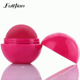 Fulljion Ball Lip Balm Lipstick Organic Ingredients Lip Protector Sweet Taste Fruit Embellish Makeup Lipstick Gloss for mouth