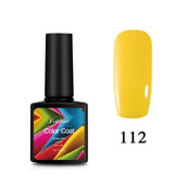 Fulljion Nail Polish Nail Art Gel Nail Polish Candy Solid Colors Soak-off UV LED 7.5ml Hybrid Gel Varnishes Lacquer Nails Primer