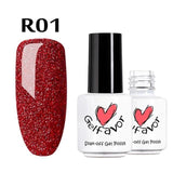 Gelfavor Gel polish Spider Nail Polish UV Set For Manicure Sale Poly Varnish 7ML Semi Permanent Nail art Base Top Primer Gellak