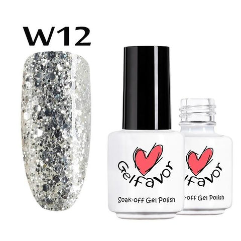 Gelfavor Gel polish Spider Nail Polish UV Set For Manicure Sale Poly Varnish 7ML Semi Permanent Nail art Base Top Primer Gellak