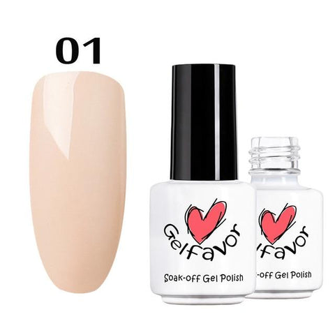 Gelfavor Gel polish Spider Nail Polish UV Set For Manicure Sale Poly Varnish 7ML Semi Permanent Nail art Base Top Primer Gellak