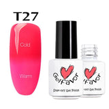Gelfavor Hybrid Varnish Gel For Nails Polish Set Manicure Spider UV Color Change Gel Nail Polish Sale Nail Art Top Base Primer