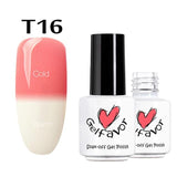 Gelfavor Hybrid Varnish Gel For Nails Polish Set Manicure Spider UV Color Change Gel Nail Polish Sale Nail Art Top Base Primer