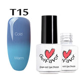 Gelfavor Hybrid Varnish Gel For Nails Polish Set Manicure Spider UV Color Change Gel Nail Polish Sale Nail Art Top Base Primer