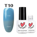 Gelfavor Hybrid Varnish Gel For Nails Polish Set Manicure Spider UV Color Change Gel Nail Polish Sale Nail Art Top Base Primer