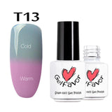 Gelfavor Hybrid Varnish Gel For Nails Polish Set Manicure Spider UV Color Change Gel Nail Polish Sale Nail Art Top Base Primer