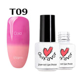 Gelfavor Hybrid Varnish Gel For Nails Polish Set Manicure Spider UV Color Change Gel Nail Polish Sale Nail Art Top Base Primer