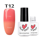 Gelfavor Hybrid Varnish Gel For Nails Polish Set Manicure Spider UV Color Change Gel Nail Polish Sale Nail Art Top Base Primer
