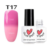 Gelfavor Hybrid Varnish Gel For Nails Polish Set Manicure Spider UV Color Change Gel Nail Polish Sale Nail Art Top Base Primer
