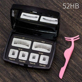 Genailish Magnetic Eyeashes Handmade Natural False Eyelash with custom packaging Makeup Tool Box Acrylic Magnet Lashes SCT06