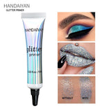 Glitter Eyeshadow Primer HANDAIYAN 1PC 10ml Shimmer Glitter Sequined Base For Eyeshadow Primer Natural Eye Concealer Cream Cream