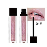 Gold Glitter Lips Makeup Lip Gloss Matte Lipgloss Waterproof Red Liquid Lipstick Glitter Shimmer Gloss Long Lasting Make Up Lips