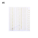 Gold Silver Metal Strip Tape 3D Nail Sticker Multi-size Adhesive Stripe Lines DIY Foil Tips Manicure Nail Art Decals