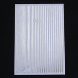Gold Silver Metal Strip Tape 3D Nail Sticker Multi-size Adhesive Stripe Lines DIY Foil Tips Manicure Nail Art Decals