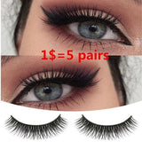 Good Sale New arrival  1 Pair Natural Beauty  Dense A Pair False Eyelashes  wholesale Quick delivery A18