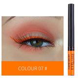 HANDAIYAN 12 Color Matte Eyeliner Eyes Makeup Waterproof Liner Pour Yeux White Blue Eye Liner Liquid for Party Matte Eyeshadow