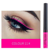 HANDAIYAN 12 Rainbow Colors Liquid Eyeliner Glitter Long Lasting Waterproof Eye Liner Liquid Eyeshadow Pigment Face Cosmetic