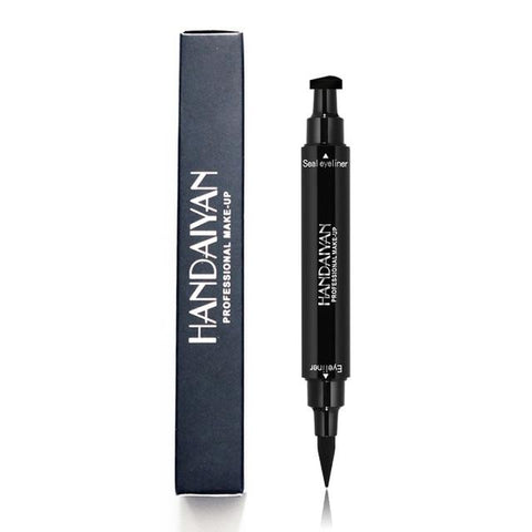 HANDAIYAN Brand Liquid Eyeliner Stamp  Pencils Long Lasting Black Color Eye Liner Stamp Eye Pencil Stamp Eye Liner Makeup Eye