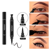 HANDAIYAN Brand Liquid Eyeliner Stamp  Pencils Long Lasting Black Color Eye Liner Stamp Eye Pencil Stamp Eye Liner Makeup Eye