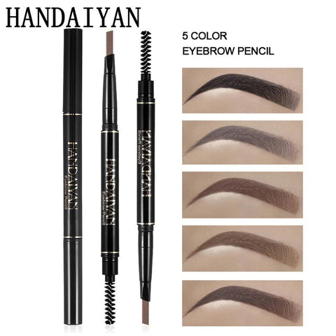 HANDAIYAN Eyebrow Pencil Waterproof Microblading Pen crayon sourcils Black Gray Brown Automatic Eye Makeup Pencil & Brow Brush