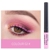 HANDAIYAN Matte Eyeliner Eyes Makeup Delineador Waterproof Liner Pour Yeux White Blue Eye Liner Liquid for Party Mat Eyeshadow