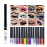HANDAIYAN Matte Liquid Eyeliner Bright Color Waterproof Eye Liner Pencil Long-Lasting White Eye Liner Pen Eyes Makeup Cosmetics