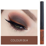 HANDAIYAN Matte Liquid Eyeliner Eyes Makeup Waterproof Liner Pour Yeux White Blue Purple Eye Liner Liquid for Party Cosmetics